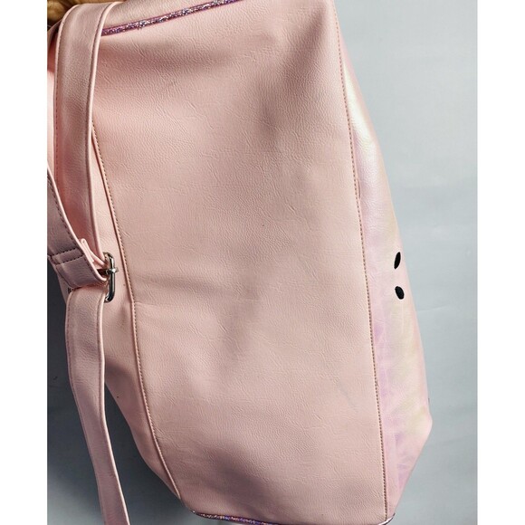 OMG Accessories Pink Miss Gwen Flower Crown Unicorn Duffle Bag 17x11x8 - Picture 6 of 6